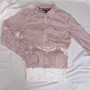 Reworked Authentic Tommy Hilfiger Bolero & Cami Set
